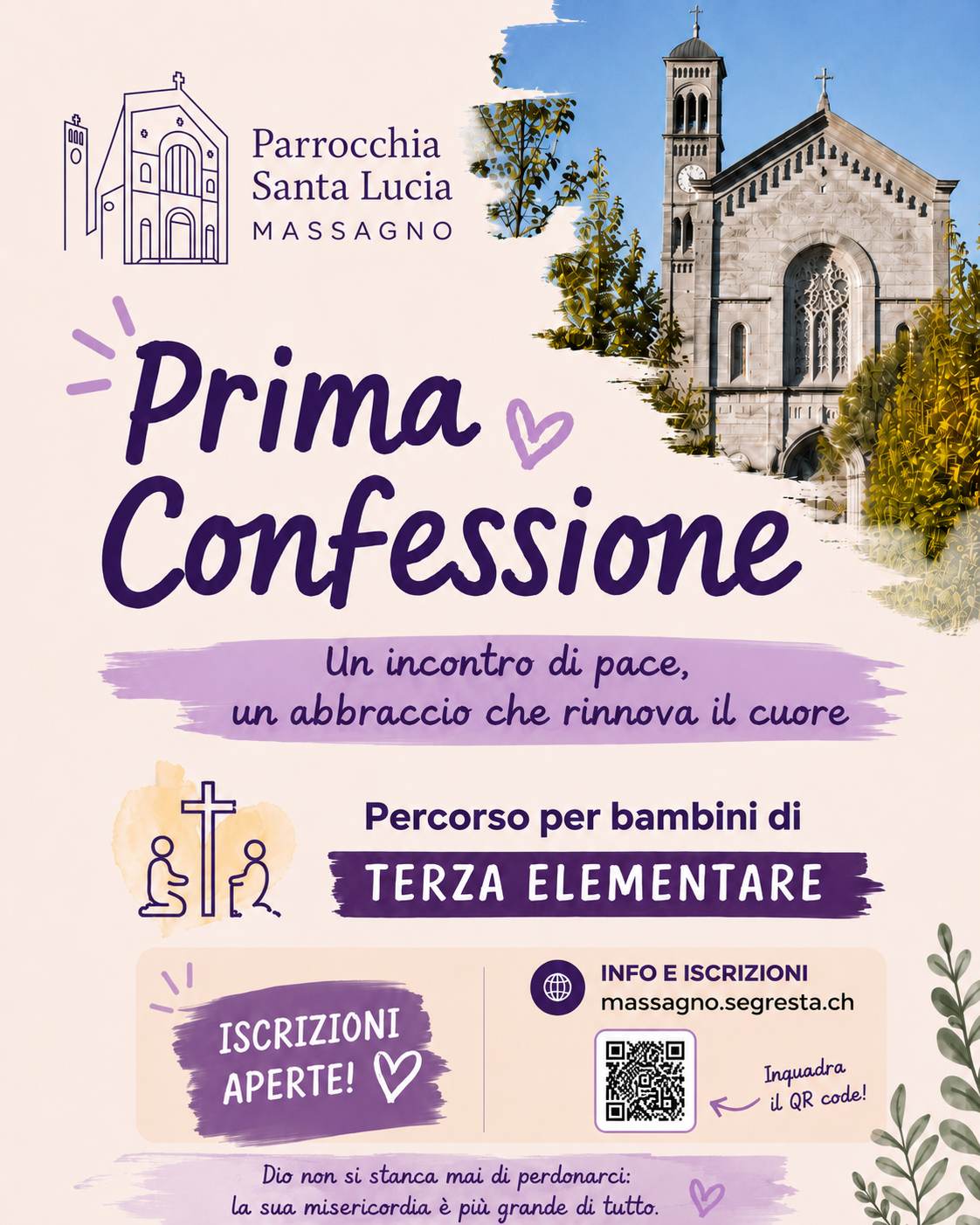 Prima Confessione - martedi' 16.30-17.30 2026/2027